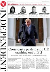 The Independent () Newspaper Front Page for 12 June 2019