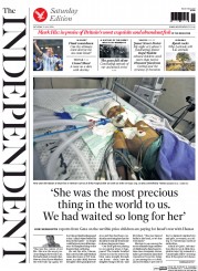The Independent () Newspaper Front Page for 12 July 2014