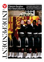 The Independent () Newspaper Front Page for 12 September 2022