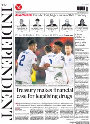 The Independent () Newspaper Front Page for 13 October 2015
