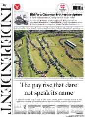 The Independent () Newspaper Front Page for 13 December 2013