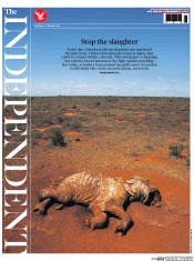 The Independent () Newspaper Front Page for 13 February 2014