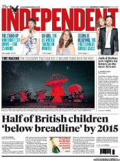 The Independent () Newspaper Front Page for 13 March 2013