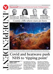 The Independent () Newspaper Front Page for 13 July 2022
