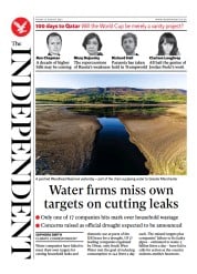 The Independent () Newspaper Front Page for 13 August 2022