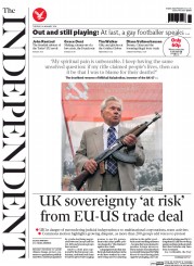 The Independent () Newspaper Front Page for 14 January 2014
