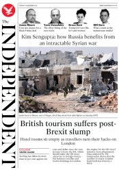 The Independent () Newspaper Front Page for 15 November 2016