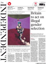 The Independent () Newspaper Front Page for 16 January 2014