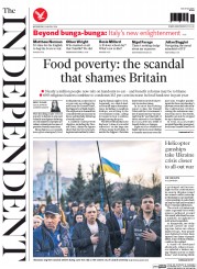 The Independent () Newspaper Front Page for 16 April 2014