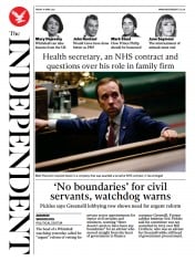 The Independent () Newspaper Front Page for 17 April 2021