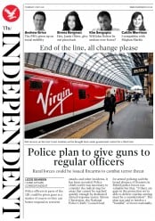 The Independent () Newspaper Front Page for 17 May 2018