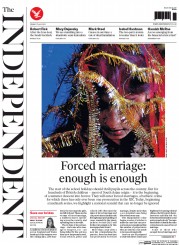 The Independent () Newspaper Front Page for 17 July 2015