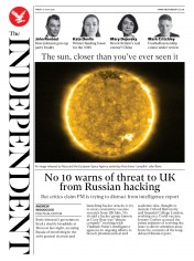 The Independent () Newspaper Front Page for 17 July 2020