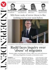 The Independent () Newspaper Front Page for 18 October 2017