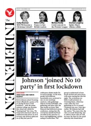 The Independent () Newspaper Front Page for 18 December 2021