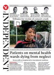 The Independent () Newspaper Front Page for 18 December 2022
