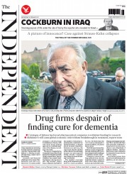 The Independent () Newspaper Front Page for 18 February 2015
