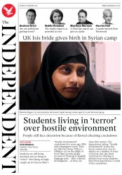 The Independent () Newspaper Front Page for 18 February 2019