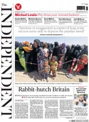 The Independent () Newspaper Front Page for 18 June 2014