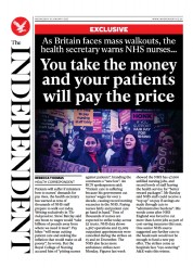 The Independent () Newspaper Front Page for 19 January 2023