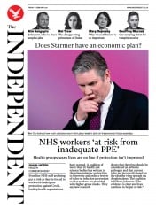 The Independent () Newspaper Front Page for 19 February 2021