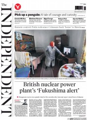 The Independent () Newspaper Front Page for 19 March 2014
