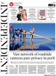 The Independent () Newspaper Front Page for 19 April 2014