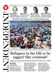 The Independent () Newspaper Front Page for 19 June 2022
