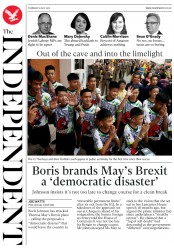 The Independent () Newspaper Front Page for 19 July 2018