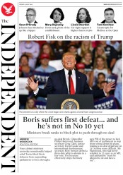 The Independent () Newspaper Front Page for 19 July 2019
