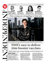The Independent () Newspaper Front Page for 1 December 2021
