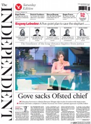 The Independent () Newspaper Front Page for 1 February 2014