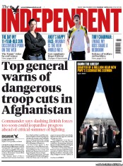 The Independent () Newspaper Front Page for 1 April 2013