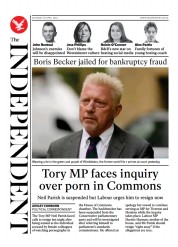 The Independent () Newspaper Front Page for 1 May 2022