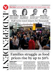 The Independent () Newspaper Front Page for 1 June 2022