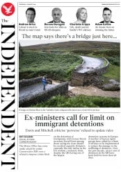 The Independent () Newspaper Front Page for 1 August 2019