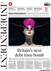 The Independent () Newspaper Front Page for 20 November 2013