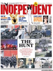 The Independent () Newspaper Front Page for 20 April 2013