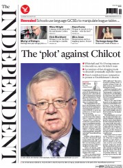 The Independent () Newspaper Front Page for 20 August 2015