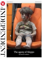 The Independent () Newspaper Front Page for 20 August 2016