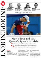 The Independent () Newspaper Front Page for 21 June 2017