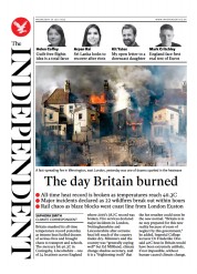 The Independent () Newspaper Front Page for 21 July 2022