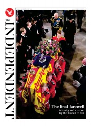 The Independent () Newspaper Front Page for 21 September 2022