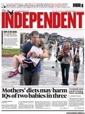 The Independent () Newspaper Front Page for 22 May 2013