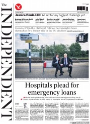 The Independent () Newspaper Front Page for 22 May 2014