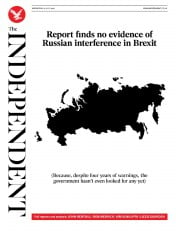 The Independent () Newspaper Front Page for 22 July 2020