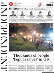 The Independent () Newspaper Front Page for 23 November 2013