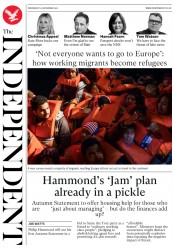 The Independent () Newspaper Front Page for 23 November 2016