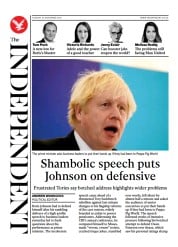 The Independent () Newspaper Front Page for 23 November 2021