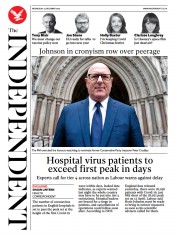 The Independent () Newspaper Front Page for 23 December 2020